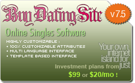 Buy Dating Site: online singles software, highly customizable and affordable.